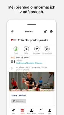 Sportuj v Olomouci android App screenshot 1