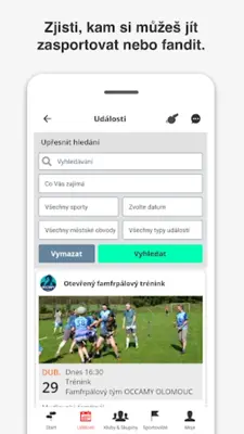 Sportuj v Olomouci android App screenshot 2